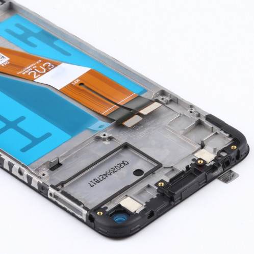 Écran LCD OEM pour Samsung Galaxy A11 Assemblage complet du numériseur avec cadre (Noir) SH738B1469-06