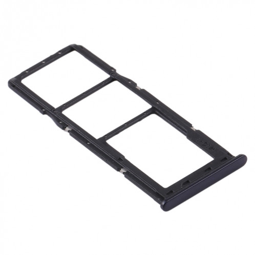 Pour Samsung Galaxy A21s Plateau de carte SIM + Plateau de carte SIM + Plateau de carte Micro SD (Noir) SH753B1161-04