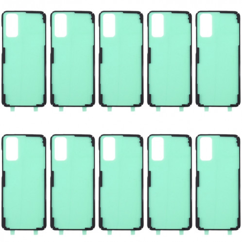 Pour Samsung Galaxy S20 10 pièces adhésif de couverture de boîtier arrière SH17671293-05