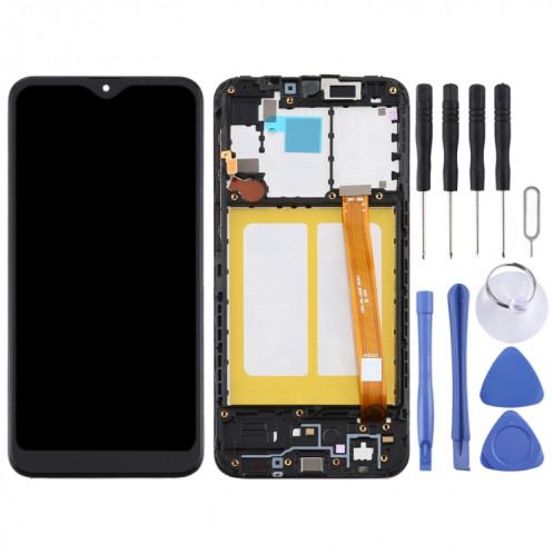 Écran LCD TFT pour Samsung Galaxy A20e Assemblage complet du numériseur avec cadre (Noir) SH770B1465-06