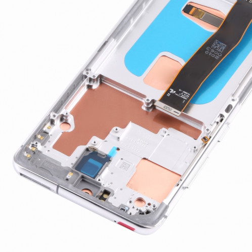 Écran LCD Super AMOLED d'origine pour Samsung Galaxy S20 Ultra 4G/S20 Ultra 5G Digitizer Assemblage complet avec cadre (Argent) SH794S1965-05