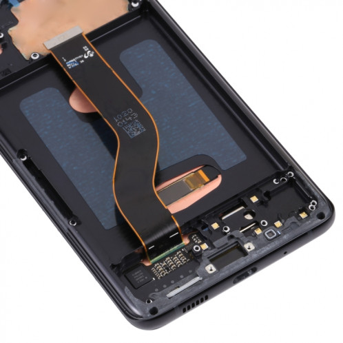 Écran LCD Super AMOLED d'origine pour Samsung Galaxy S20+ 5G SM-G986B/G985 Assemblage complet du numériseur avec cadre (Noir) SH795B93-05