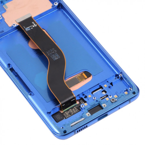 Écran LCD Super AMOLED d'origine pour Samsung Galaxy S20+ 5G SM-G986B/G985 Assemblage complet du numériseur avec cadre (Bleu foncé) SH795D328-05