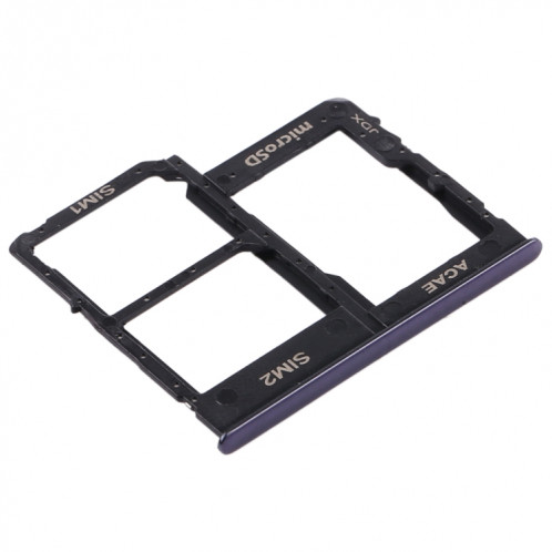 Pour Samsung Galaxy A315 / A31 Plateau de carte SIM + Plateau de carte SIM + Plateau de carte Micro SD (Noir) SH803B1803-04