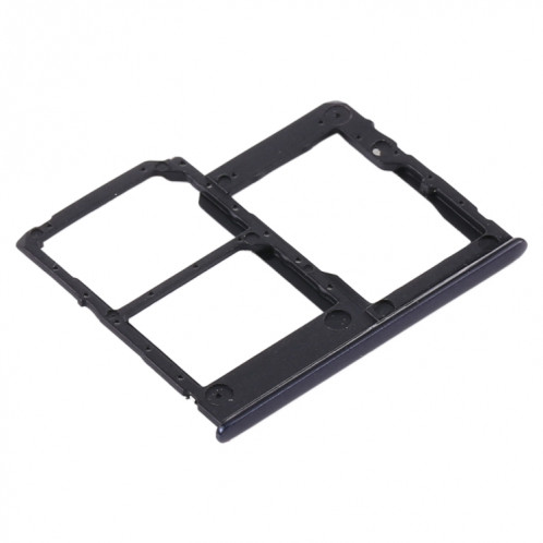 Pour Samsung Galaxy A41 / A415 Plateau de carte SIM + Plateau de carte SIM + Plateau de carte Micro SD (Noir) SH806B363-04