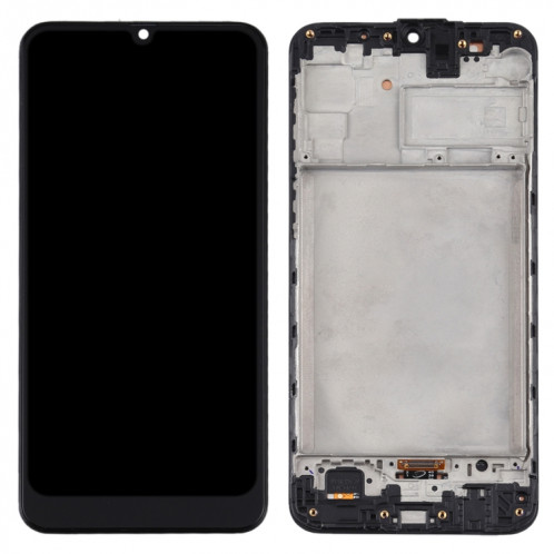 Écran LCD TFT pour Samsung Galaxy M31 / Galaxy M31 Prime Digitizer Assemblage complet avec cadre (Noir) SH813B1594-06