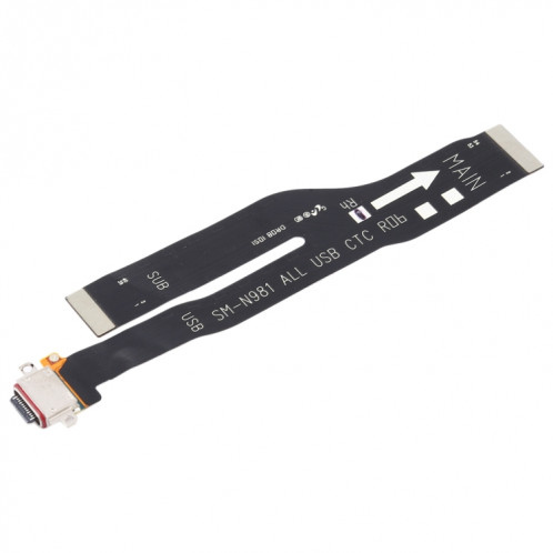 Pour Samsung Galaxy Note20 / SM-N980F Câble flexible de port de charge d'origine SH18551456-04