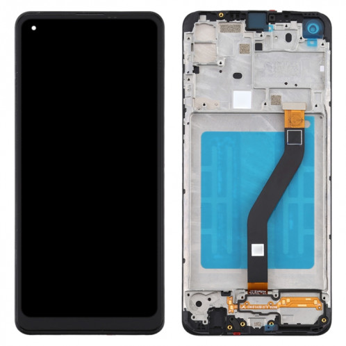 Écran LCD OEM pour Samsung Galaxy A21 / SM-A215 Assemblage complet du numériseur avec cadre (Noir) SH874B1892-06