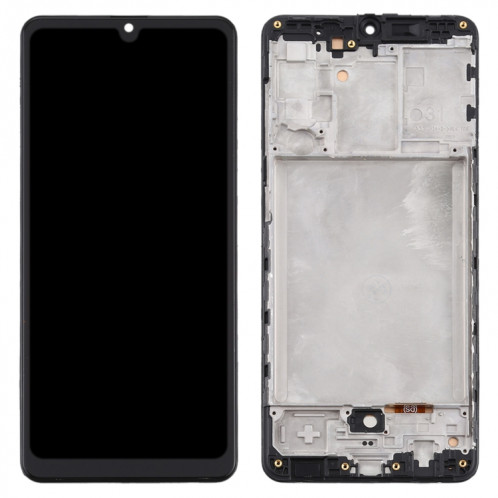 Écran LCD TFT pour Samsung Galaxy A31 / SM-A315 Assemblage complet du numériseur avec cadre (Noir) SH877B96-06