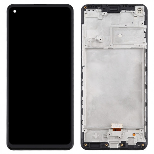 Écran LCD OEM pour Samsung Galaxy A21s / SM-A217 Assemblage complet du numériseur avec cadre (Noir) SH878B522-06