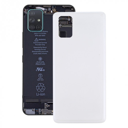 Pour le couvercle arrière de la batterie Samsung Galaxy M51 (blanc) SH96WL1999-06