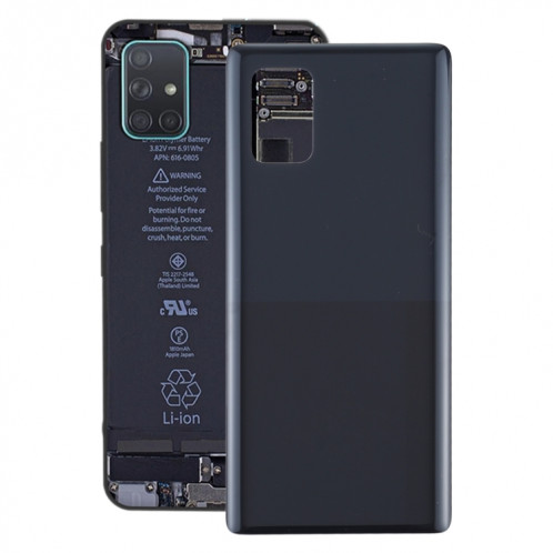 Pour Samsung Galaxy A71 5G SM-A716 Batterie Couverture Arrière (Noir) SH99BL12-06