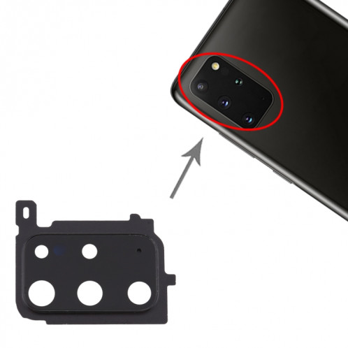 Pour Samsung Galaxy S20+ 10 pièces Couvercle d'objectif d'appareil photo (Noir) SH922B754-05