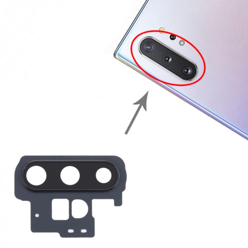Pour Samsung Galaxy Note10 + 10pcs Cache d'objectif d'appareil photo (Noir) SH923B627-05