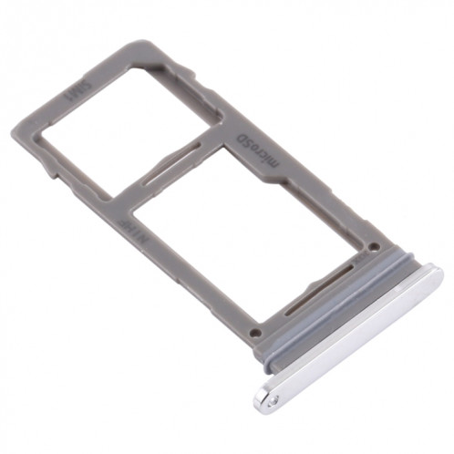 Pour Samsung Galaxy Note20 Ultra Plateau de carte SIM + Plateau de carte Micro SD (Argent) SH983S925-04