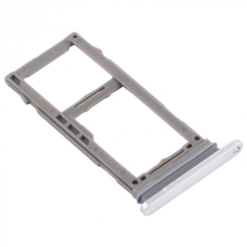 Pour Samsung Galaxy Note20 Ultra Plateau de carte SIM + Plateau de carte Micro SD (Argent) SH983S925-04