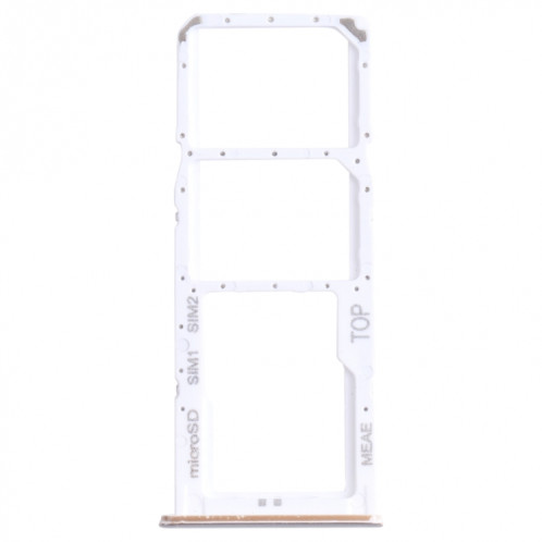 Pour Samsung Galaxy M51 SM-M515 Plateau de carte SIM + Plateau de carte SIM + Plateau de carte Micro SD (Argent) SH985S1440-04