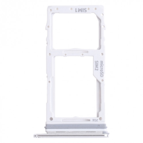 Pour Samsung Galaxy S10 Lite SM-G770 Plateau de carte SIM + Plateau de carte SIM / Plateau de carte Micro SD (Argent) SH988S1798-04