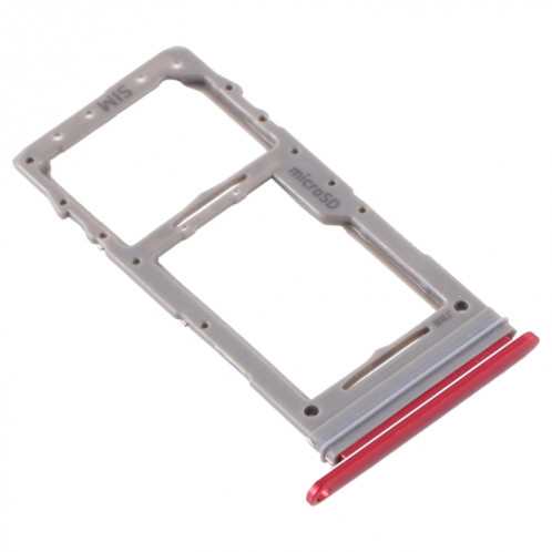 Pour Samsung Galaxy Note 10 Lite SM-N770 Plateau de carte SIM + Plateau de carte Micro SD (Rouge) SH990R1591-04