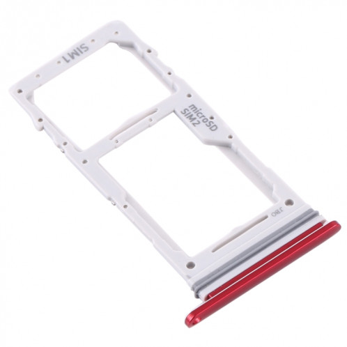 Pour Samsung Galaxy Note 10 Lite SM-N770 Plateau de carte SIM + Plateau de carte SIM / Plateau de carte Micro SD (Rouge) SH991R179-04