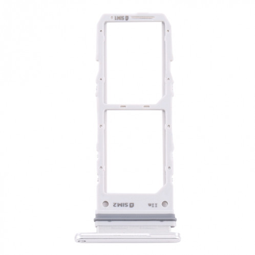 Pour Samsung Galaxy A90 5G SM-A908 Plateau de carte SIM + Plateau de carte SIM (Argent) SH999S82-04