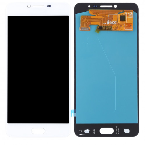 Ecran LCD et Digitizer Full Assembly (Matériau OLED) pour Galaxy C7 Pro / C7010 (Blanc) SH01WL1622-06