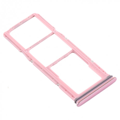 Pour Samsung Galaxy A9 (2018) SM-A920 Plateau de carte SIM + Plateau de carte SIM + Plateau de carte Micro SD (Rose) SH015F1594-04