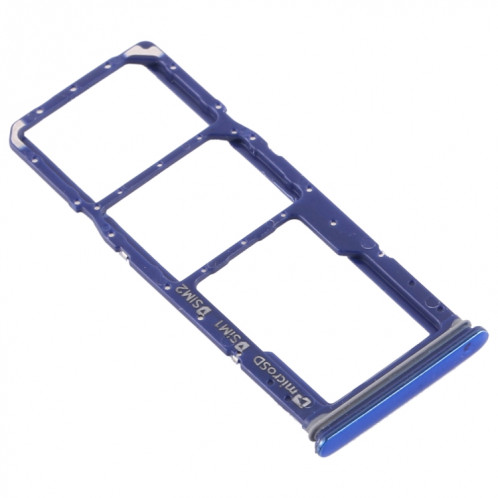 Pour Samsung Galaxy A9 (2018) SM-A920 Plateau de carte SIM + Plateau de carte SIM + Plateau de carte Micro SD (Bleu) SH015L1562-04