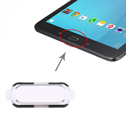 Clé d'accueil pour Samsung Galaxy Tab E 9.6 SM-T560/T561/T567(Blanc) SH022W836-04