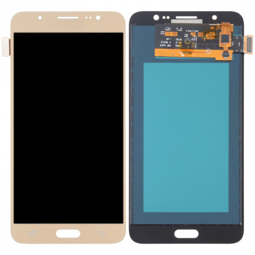 Écran LCD TFT pour Galaxy J7 (2016) / On 8, J710F / J710FN / J710M / J710MN / J7108 avec numériseur complet (or) SH24JL1629-06