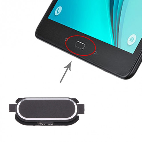 Clé d'accueil pour Samsung Galaxy Tab A 9.7 SM-T550/T555/P550/P555 (Noir) SH043B825-04