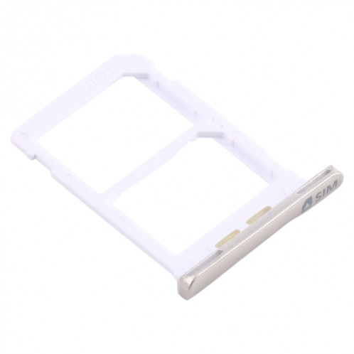 Pour Samsung Galaxy Tab A 7.0 (2016) SM-T285 Plateau de carte SIM + Plateau de carte SIM (Blanc) SH053W147-04