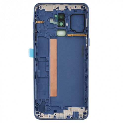 Pour Galaxy J8 (2018), J810F/DS, J810Y/DS, J810G/DS Coque arrière avec touches latérales et objectif de caméra (Bleu) SH62LL378-06