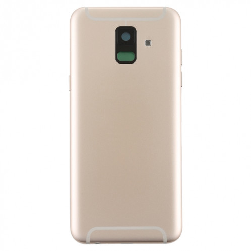 Coque arrière pour Galaxy A6 (2018) / A600F avec touches latérales et objectif d'appareil photo (or) SH65JL333-06