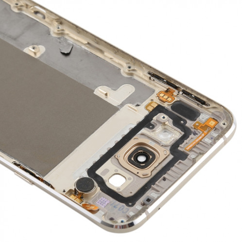 Coque arrière pour Galaxy A8 avec touches latérales et objectif d'appareil photo (or) SH69JL1885-06