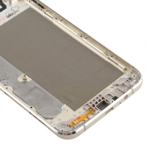 Coque arrière pour Galaxy A8 avec touches latérales et objectif d'appareil photo (or) SH69JL1885-06
