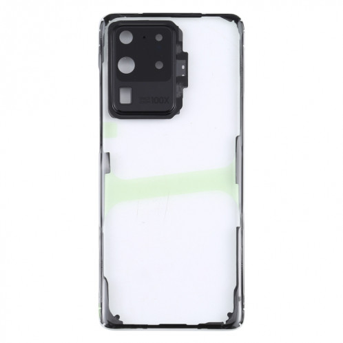 Pour Samsung Galaxy S20 Ultra SM-G988 SM-G988U SM-G988U1 SM-G9880 SM-G988B/DS SM-G988N SM-G988B SM-G988W Couvercle arrière de batterie transparent en verre (transparent) SH92TL52-06