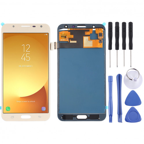 Ecran LCD et assemblage complet du numériseur (matériau TFT) pour Galaxy J7 Neo, J701F / DS, J701M (or) SH03JL1562-06