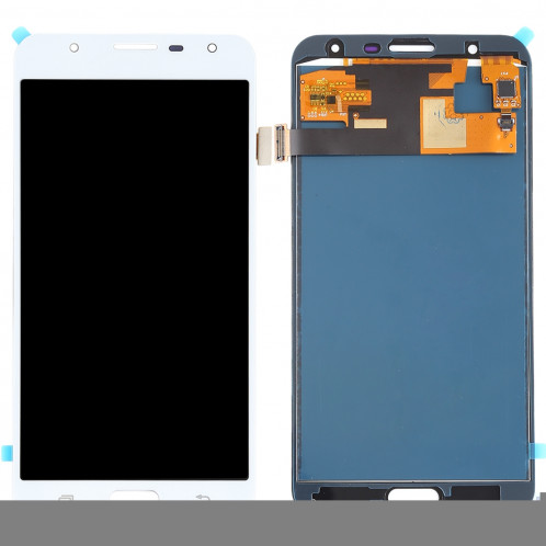 Ecran LCD et ensemble complet de numériseur (matériau TFT) pour Galaxy J7 Neo, J701F / DS, J701M (blanc) SH03WL698-06