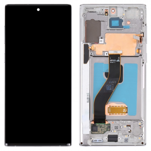 Écran LCD d'origine pour Samsung Galaxy Note10 4G/Note10 5G SM-N971/N970 Assemblage complet du numériseur avec cadre (Gris) SH109H1687-05