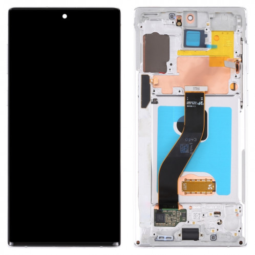 Écran LCD d'origine pour Samsung Galaxy Note10 4G/Note10 5G SM-N971/N970 Assemblage complet du numériseur avec cadre (Argent) SH109S1204-05