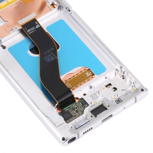 Écran LCD d'origine pour Samsung Galaxy Note10 4G/Note10 5G SM-N971/N970 Assemblage complet du numériseur avec cadre (Argent) SH109S1204-05