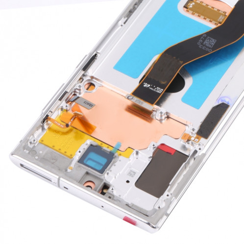 Écran LCD d'origine pour Samsung Galaxy Note10+ 4G/Note10+ 5G SM-N976/N975 Assemblage complet du numériseur avec cadre (Argent) SH110S961-05