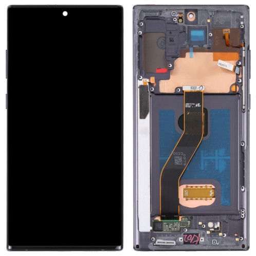 Écran LCD d'origine pour Samsung Galaxy Note10+ 4G/Note10+ 5G SM-N976/N975 Digitizer Assemblage complet avec cadre (Noir) SH2110460-05