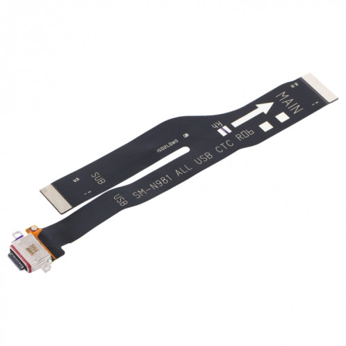 Pour Samsung Galaxy Note20 5G / SM-N981 Câble flexible de port de charge d'origine SH2123128-04