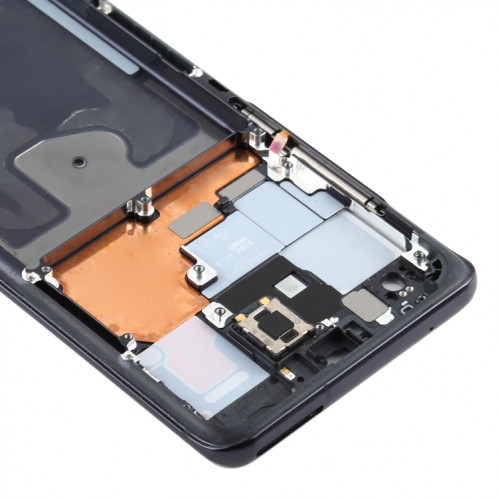 Pour Samsung Galaxy S20 Ultra 5G SM-G988B Plaque de cadre intermédiaire (noir) SH176B581-06