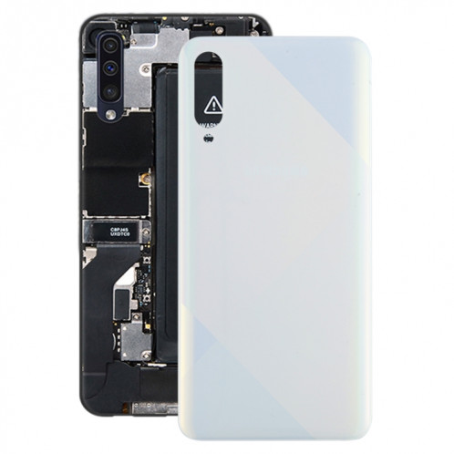 Pour Samsung Galaxy A50s SM-A507F Couvercle arrière de la batterie (Blanc) SH80WL851-06