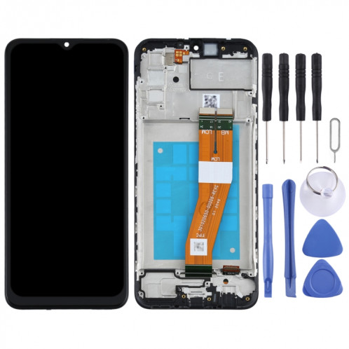 Écran LCD d'origine pour Samsung Galaxy A02s SM-A025F (Version GE) Ensemble complet de numériseur avec cadre SH2297687-06