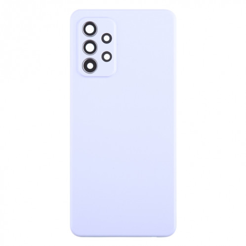 Pour Samsung Galaxy A52 5G / A52 4G Couvercle arrière de la batterie avec couvercle d'objectif d'appareil photo (violet) SH31PL510-07