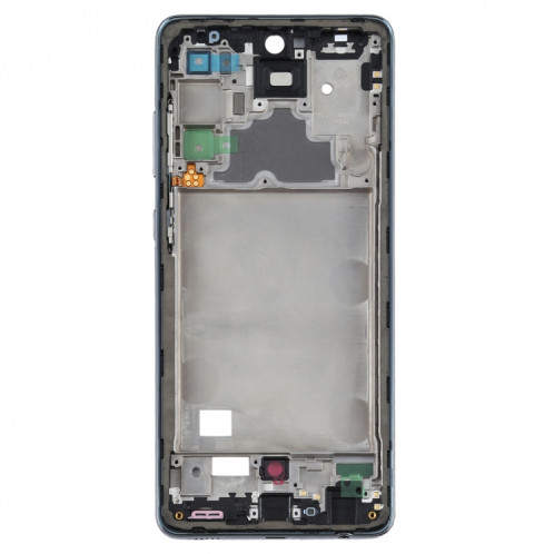 Pour Samsung Galaxy A72 5G SM-A726 plaque de lunette de cadre moyen (noir) SH337B1639-06